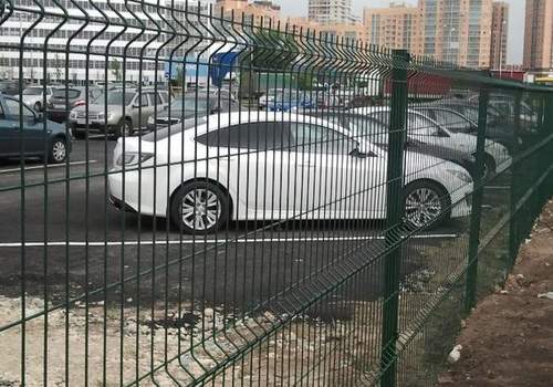 Ограждение парковки парковки бизнес центров в Ижевске