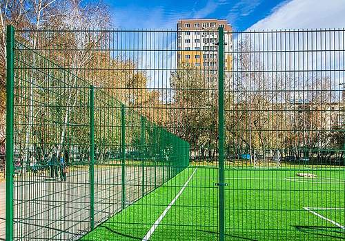 2Д забор для футбольной площадки в Ижевске